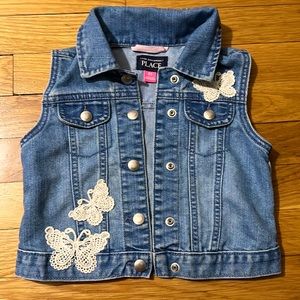 Girls Denim Vest